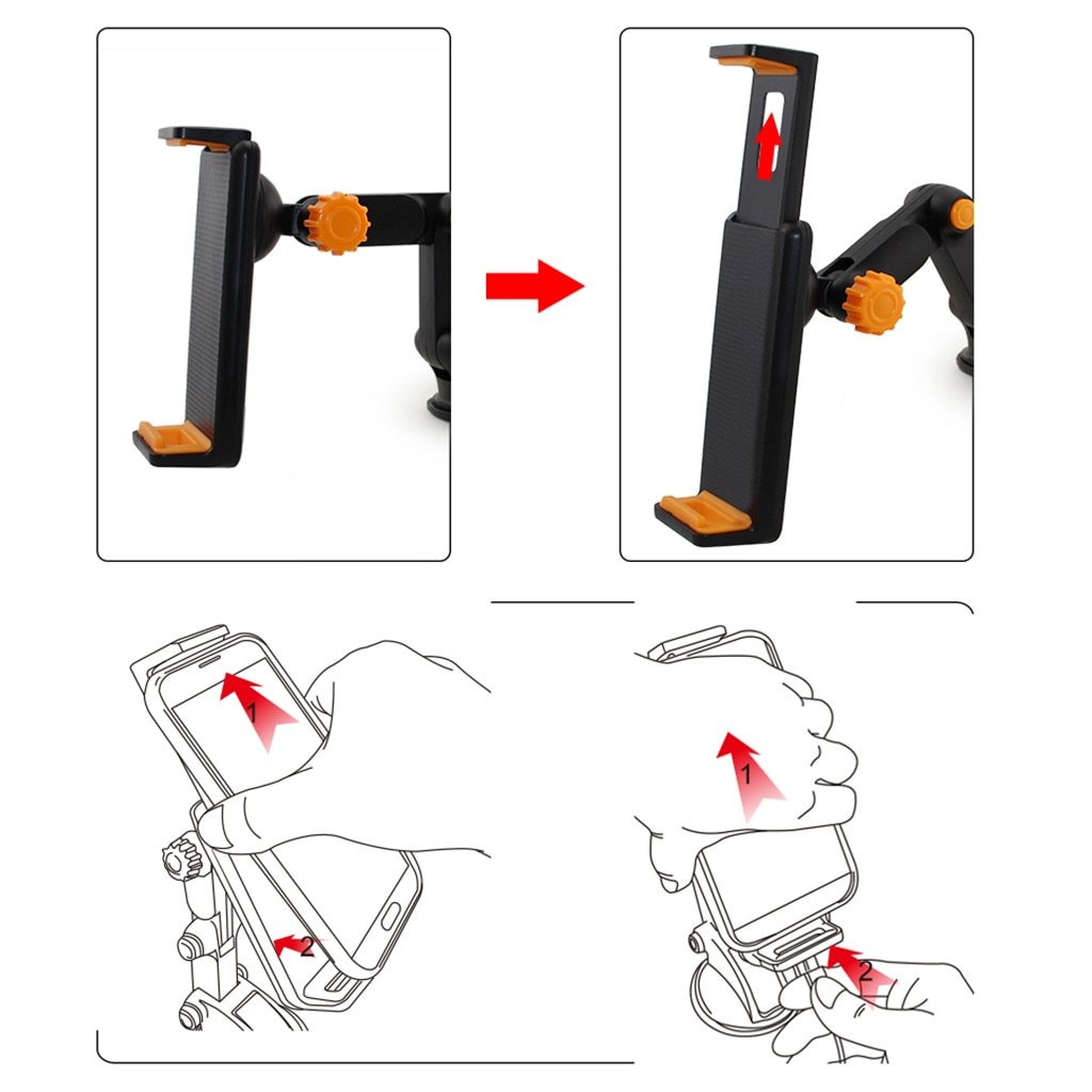 New Foldable Dashboard Suction Universal Car Holder Mount Stand For Phone Tablet GPS