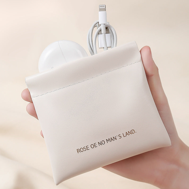 Automatic Closed Data Cable Storage Bag